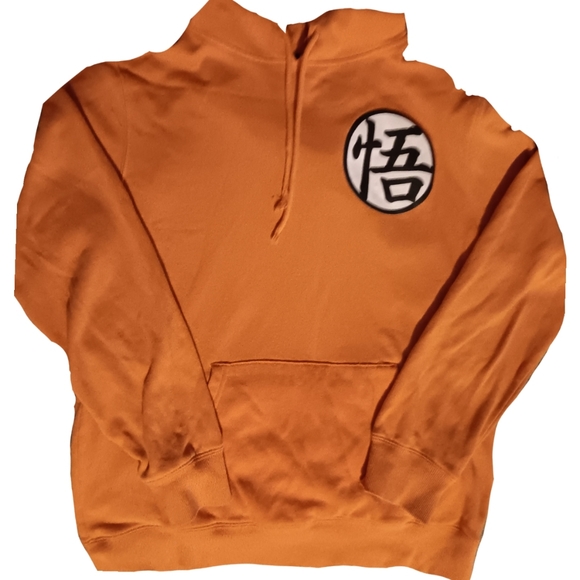 Orange Goku Pull Over Hoody - Picture 1 of 4